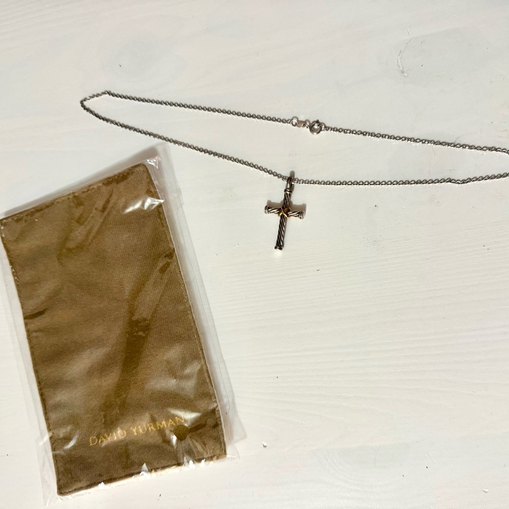 David Yurman Men’s Cross Necklace